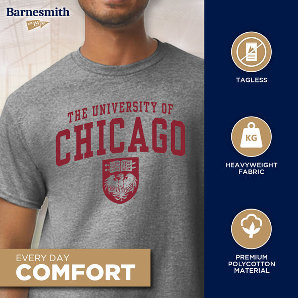 University of Chicago Heritage T-Shirt (Charcoal Grey)