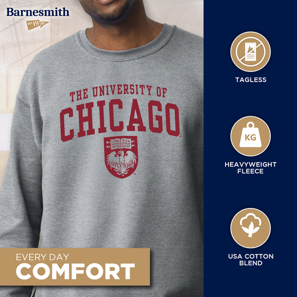 University of Chicago Heritage Sweatshirt (Charcoal Grey)
