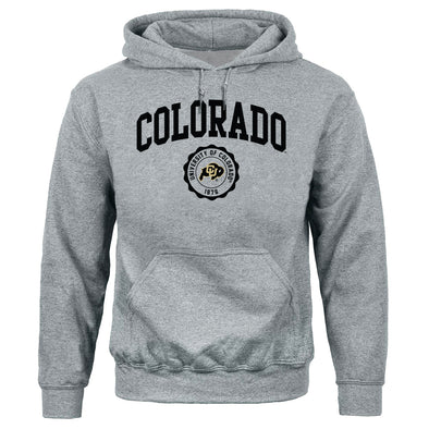University of Colorado Heritage Hooded Sweatshirt (Charcoal Grey)