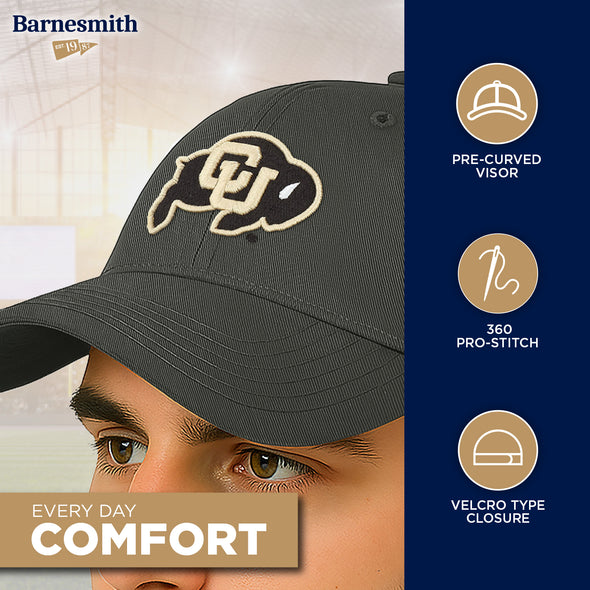 University of Colorado Spirit Baseball Hat One-Size (Black)