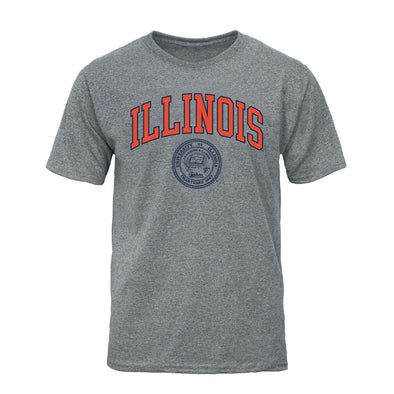 University of Illinois Heritage T-Shirt (Charcoal Grey)