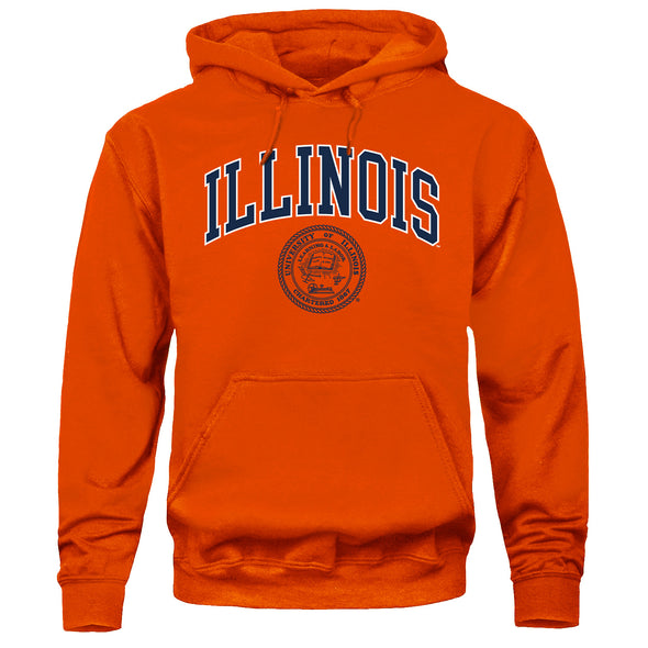 University of Illinois Heritage Hooded Sweatshirt (Orange)