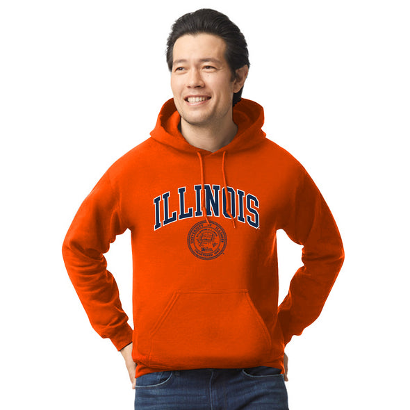 University of Illinois Heritage Hooded Sweatshirt (Orange)