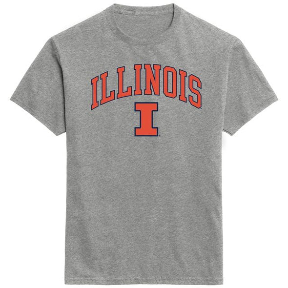 University of Illinois Spirit T-Shirt (Charcoal Grey)