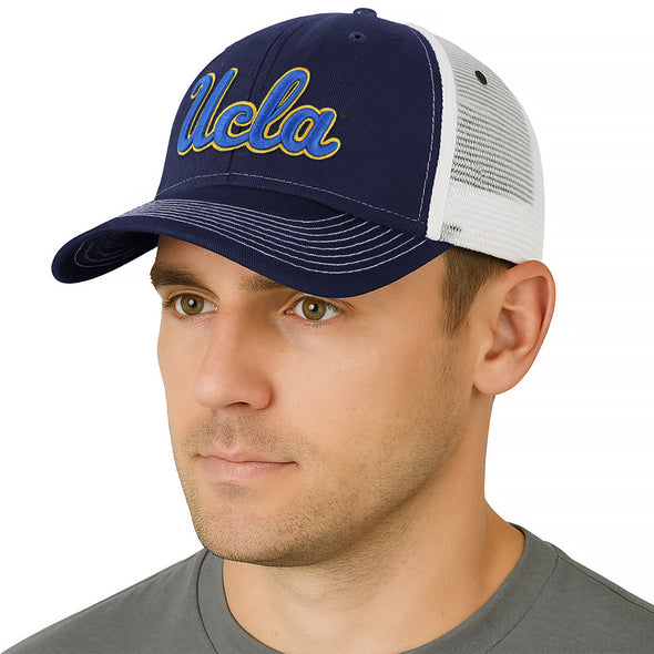 University of California - Los Angeles Sideline Trucker Hat One-Size (Navy/White)