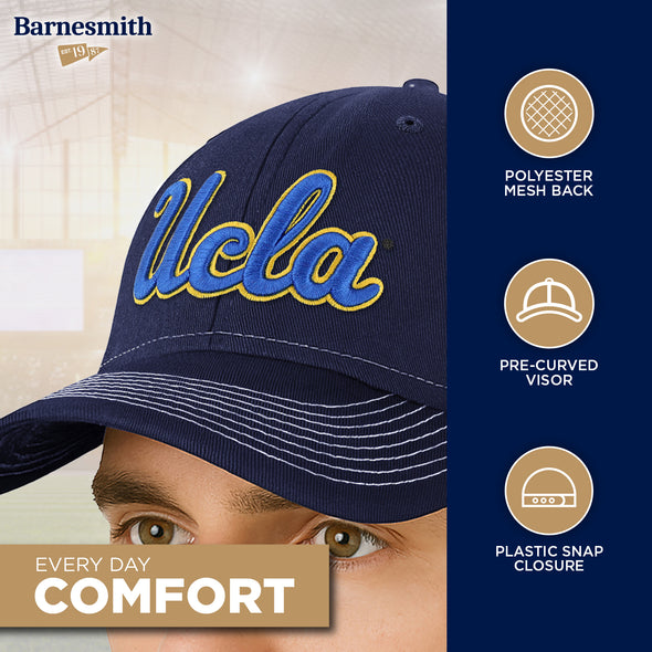 University of California - Los Angeles Sideline Trucker Hat One-Size (Navy/White)