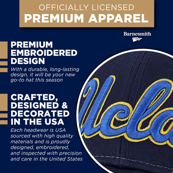 University of California - Los Angeles Sideline Trucker Hat One-Size (Navy/White)