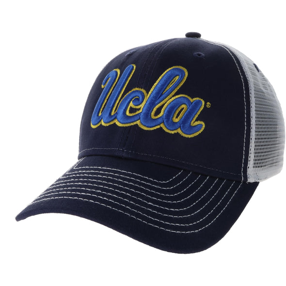 University of California - Los Angeles Sideline Trucker Hat One-Size (Navy/White)