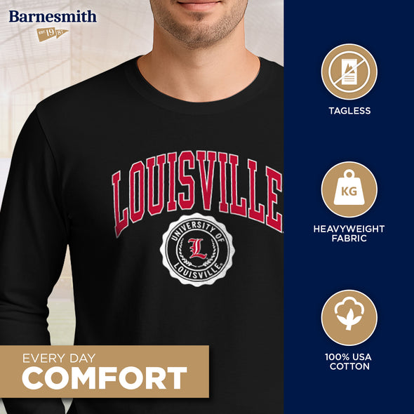 University of Louisville Heritage Long Sleeve T-Shirt (Black)