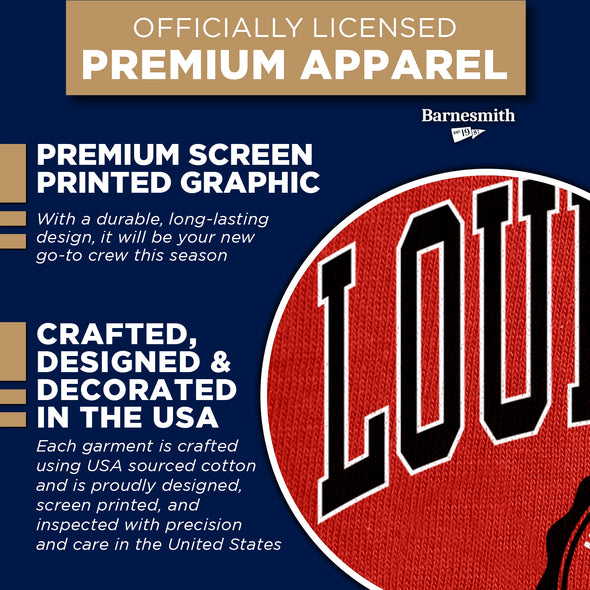 University of Louisville Heritage Crewneck Sweatshirt (Red)