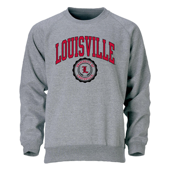 University of Louisville Heritage Crewneck Sweatshirt (Charcoal)