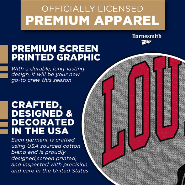 University of Louisville Heritage Crewneck Sweatshirt (Charcoal)