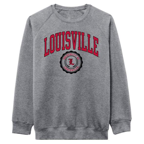 University of Louisville Heritage Crewneck Sweatshirt (Charcoal)