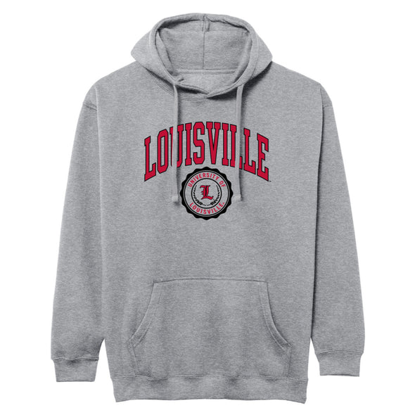 University of Louisville Heritage Hooded Sweatshirt (Charcoal)