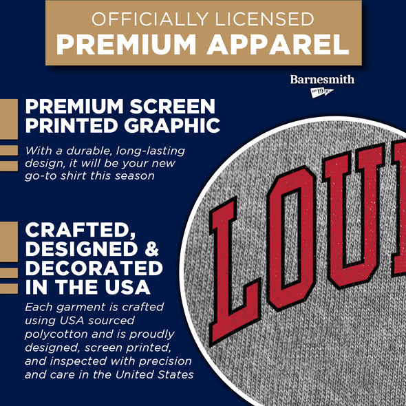 University of Louisville Spirit T-Shirt (Charcoal Grey)
