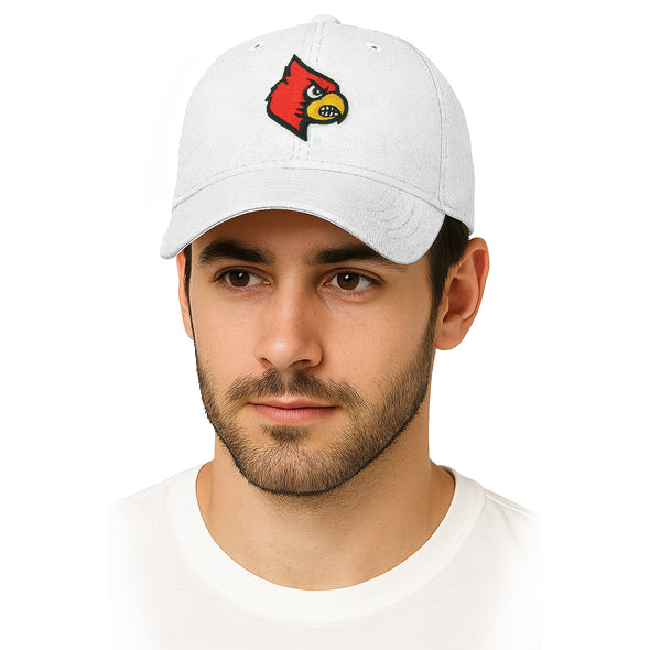 University of Louisville Spirit Baseball Hat One-Size (White)