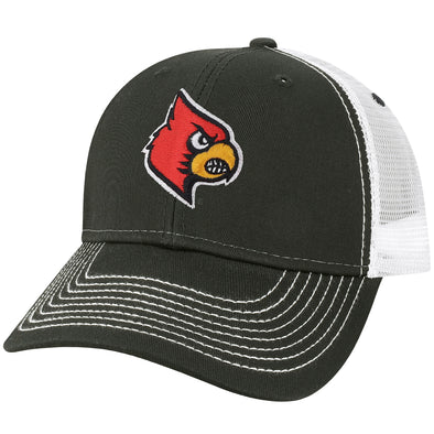 University of Louisville Sideline Trucker Hat One-Size (Black/White)