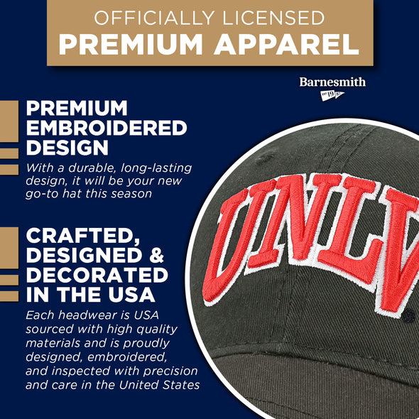 University of Nevada-Las Vegas Spirit Baseball Hat One-Size (Black)