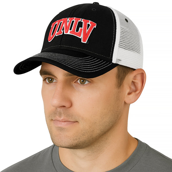 University of Nevada-Las Vegas Sideline Trucker Hat One-Size (Black/White)