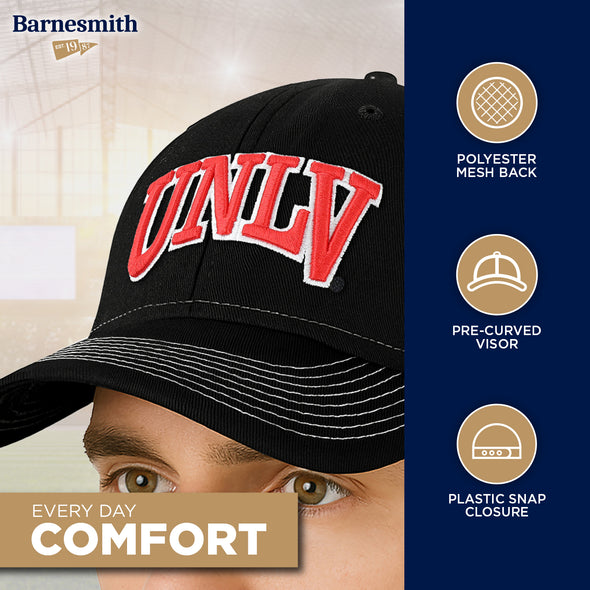 University of Nevada-Las Vegas Sideline Trucker Hat One-Size (Black/White)