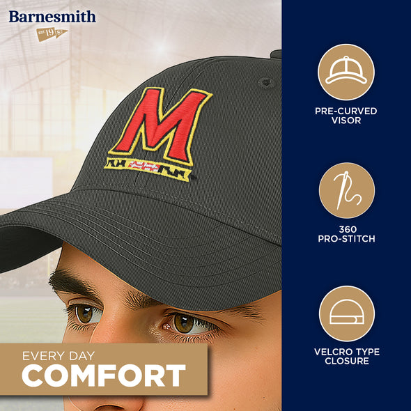 University of Maryland Spirit Baseball Hat One-Size (Black)