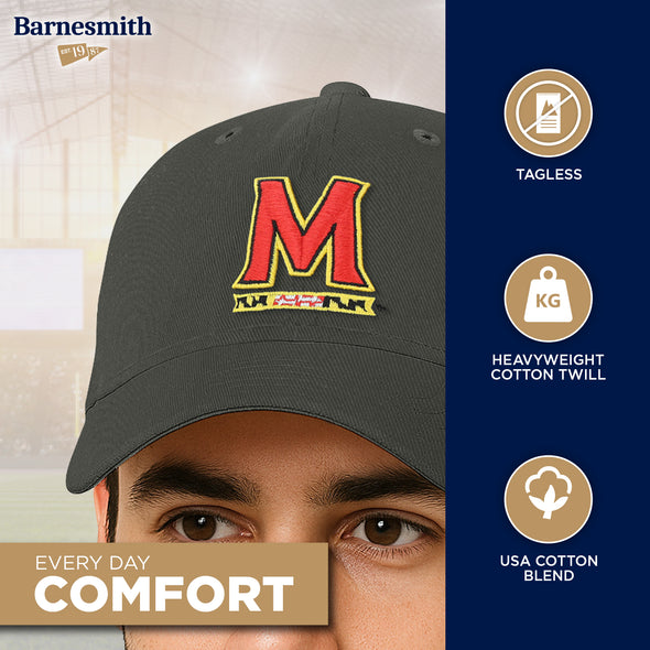 University of Maryland Spirit Baseball Hat One-Size (Black)