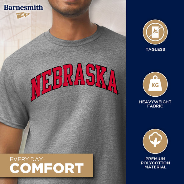 University of Nebraska Classic T-Shirt (Charcoal Grey)