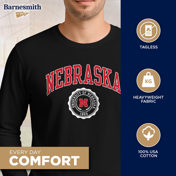 University of Nebraska Heritage Long Sleeve T-Shirt (Black)