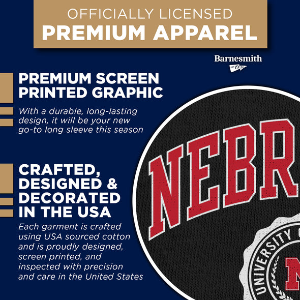 University of Nebraska Heritage Long Sleeve T-Shirt (Black)