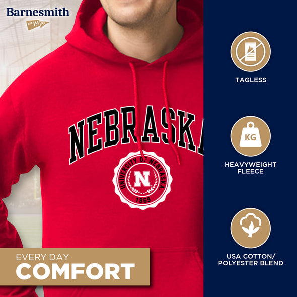 University of Nebraska Heritage Hooded Sweatshirt (Red)
