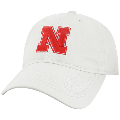 University of Nebraska Spirit Baseball Hat One-Size (White)