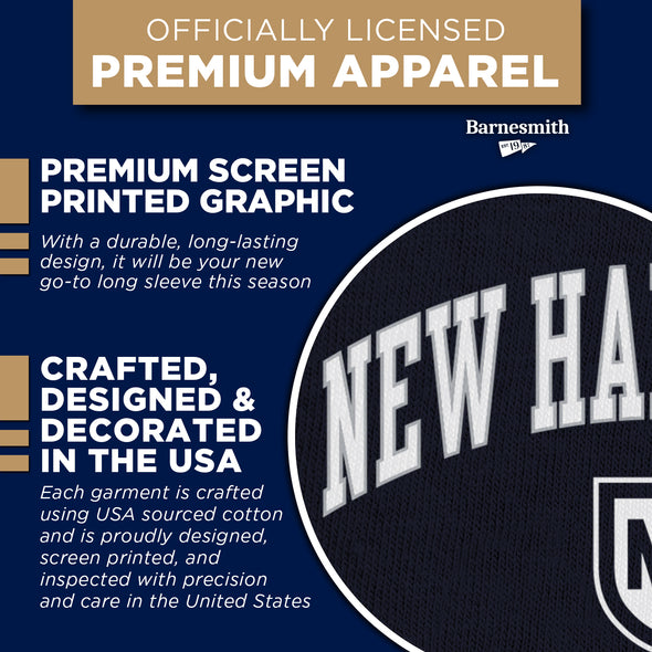 University of New Hampshire Heritage Long Sleeve T-Shirt (Navy)