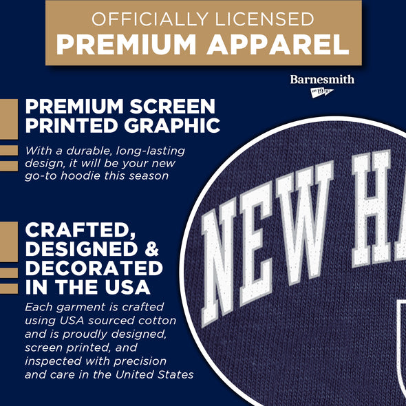 University of New Hampshire Heritage Hooded Sweatshirt (Navy)