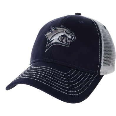 University of New Hampshire Sideline Trucker Hat One-Size (Navy/White)