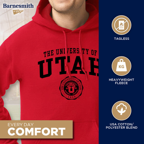 University of Utah Heritage Hooded Sweatshirt (Red)