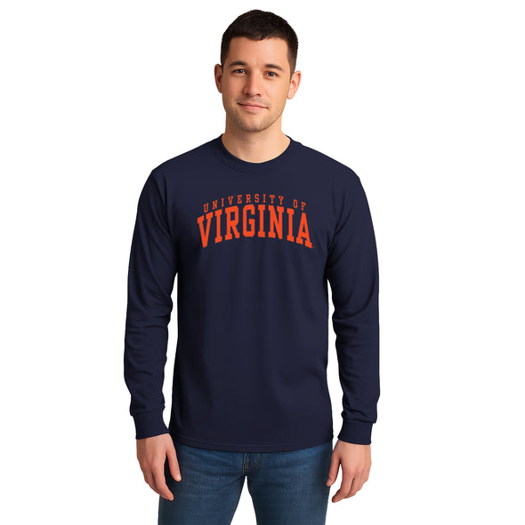 University of Virginia Classic Long Sleeve T-Shirt (Navy)