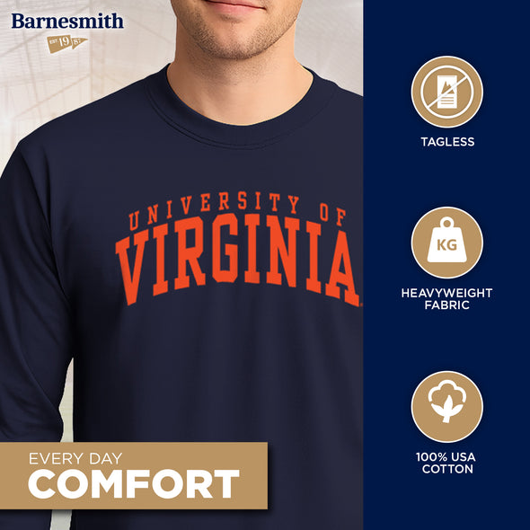 University of Virginia Classic Long Sleeve T-Shirt (Navy)