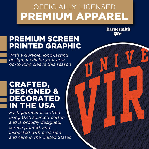 University of Virginia Classic Long Sleeve T-Shirt (Navy)