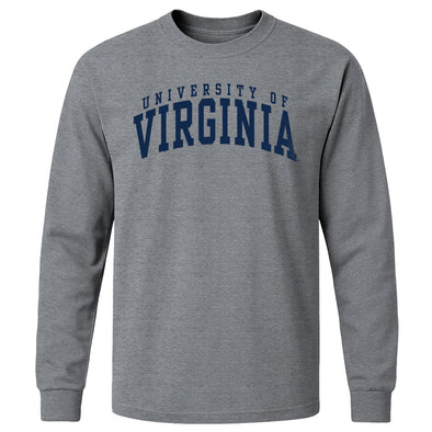 University of Virginia Classic Long Sleeve T-Shirt (Charcoal Grey)