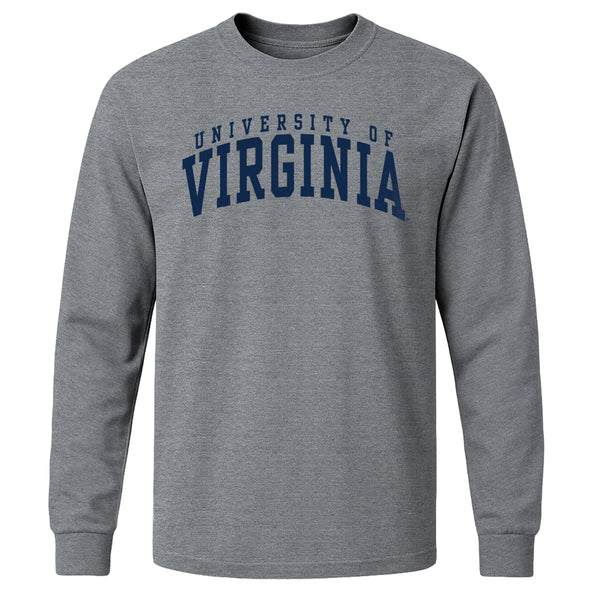University of Virginia Classic Long Sleeve T-Shirt (Charcoal Grey)