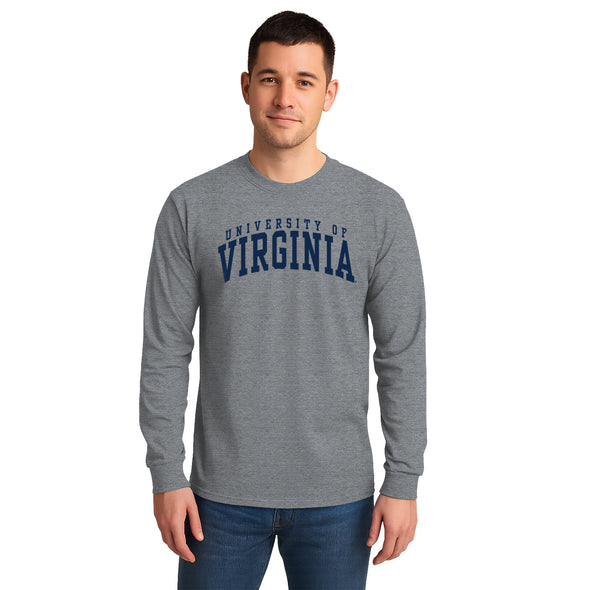 University of Virginia Classic Long Sleeve T-Shirt (Charcoal Grey)
