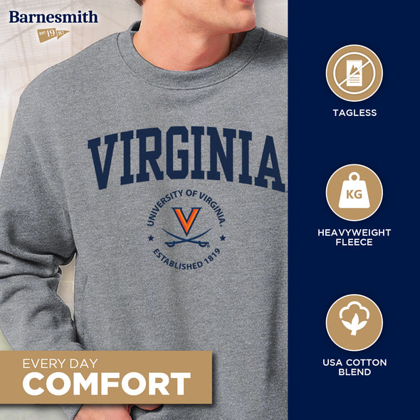 University of Virginia Heritage Sweatshirt (Charcoal Grey)