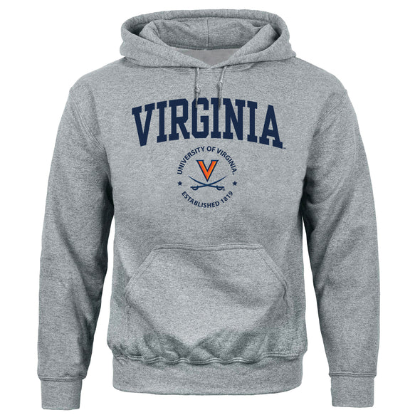 University of Virginia Heritage Hooded Sweatshirt (Charcoal Grey)