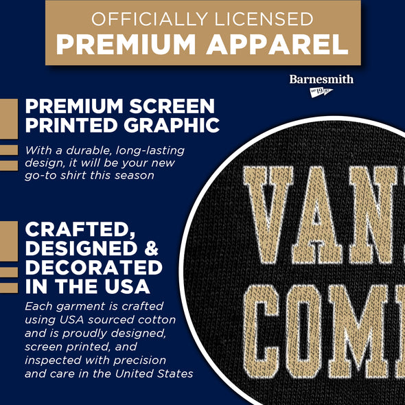 Vanderbilt University Spirit T-Shirt (Black)