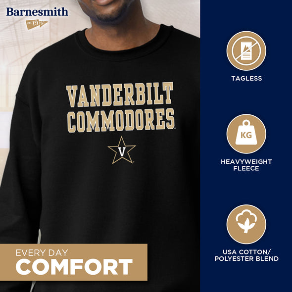 Vanderbilt University Spirit Sweatshirt (Black)