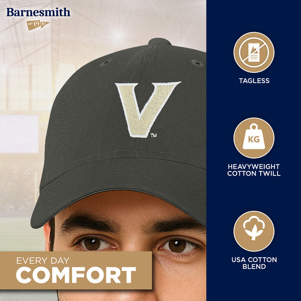 Vanderbilt University Spirit Baseball Hat One-Size (Black)