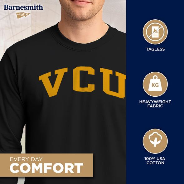 Virginia Commonwealth University Classic Long Sleeve T-Shirt (Black)