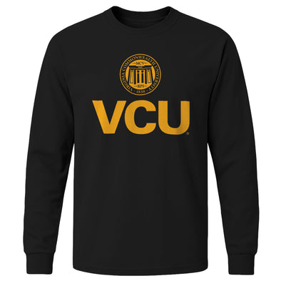 Virginia Commonwealth University Heritage Long Sleeve T-Shirt (Black)
