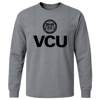 Virginia Commonwealth University Heritage Long Sleeve T-Shirt (Charcoal Grey)