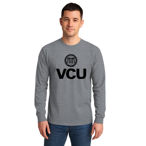Virginia Commonwealth University Heritage Long Sleeve T-Shirt (Charcoal Grey)